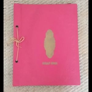 Vintage Harlich Red Scrap Book